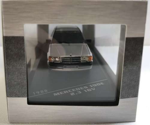 Mercedes-Benz 190E2.3 16V 1987 silver 1/43 GTI-collectn NEW+boxed  #4777 instant wheels