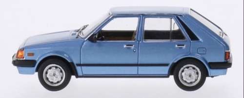 Mazda 323 4-door+hatchback 1982 blue-met Whitebox NEW+boxed FREE delivery #4780 instant wheels