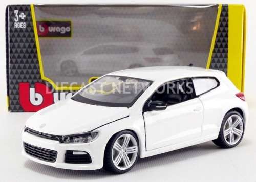 Volkswagen Scirocco III R 2009 white 1/24 NEW+boxed FREE delivery ex SA #2180 instant wheels