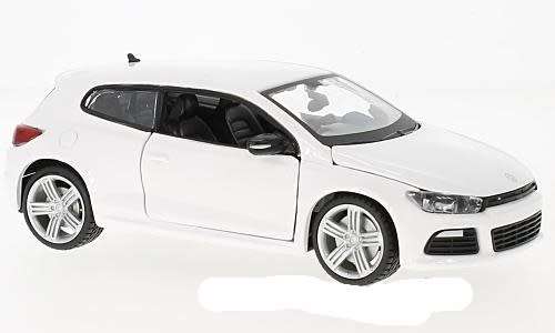 Volkswagen Scirocco III R 2009 white 1/24 NEW+boxed FREE delivery ex SA #2180 instant wheels