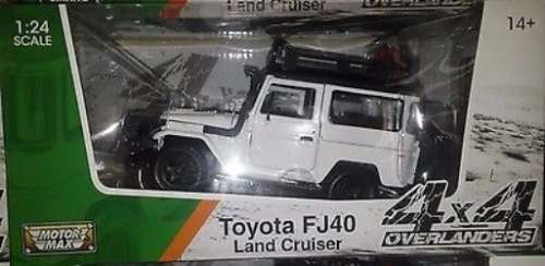 Toyota FJ40 Land Cruiser 1971 white 1/24 MotorMax NEW+boxed FREE delivery #2183 instant wheels