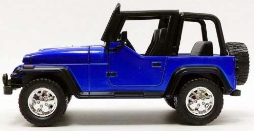Jeep Wrangler 1992 (open) blue 1/24 Jada NEW+boxed  #2186 instant wheels