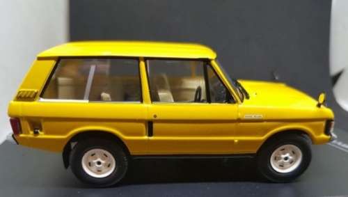 LandRover Range Rover 1970 yellow GTI Cllctn 1/43 IXO NEW+boxed  #5025 instant wheels