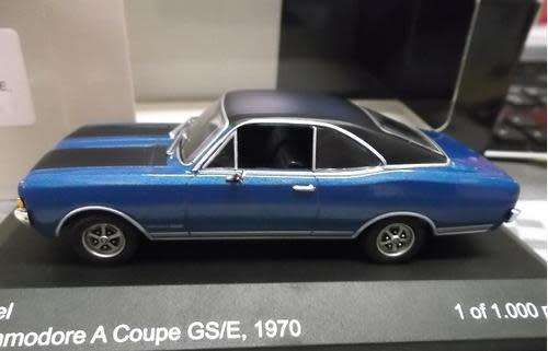 Opel Commodore A Coupe GS/E blue 1/43 Whitebox NEW+boxed FREE delivery #4001 instant wheels