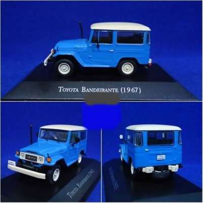 Toyota Land Cruiser J40 Beiderante 1967 blue 1/43 IXO NEW+boxed FREE delivery #5123 instant wheels