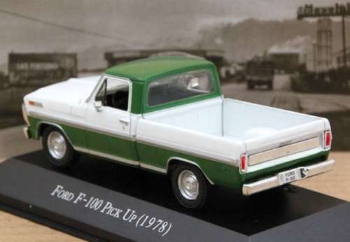 Ford F-100 1978 white+green 1/43 IXO NEW+boxed  #5125 instant wheels