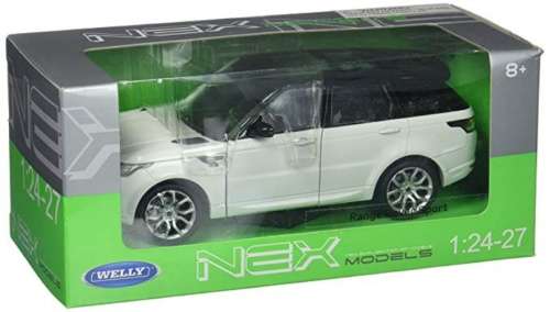 Land Rover RangeRover Sport 2014 white/black 1/24 Welly NEW+boxed  #2189 instant wheels