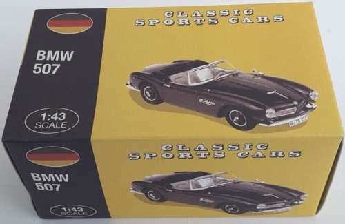 BMW 507 cabriolet 1955 black 1/43 IXO NEW+boxed  #5177 instant wheels