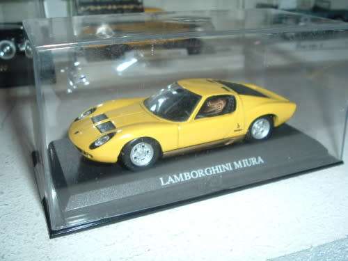 Lamborghini Miura 1966 yellow DelPrado NEW+showcased FREE Delivery #5196 instant wheels