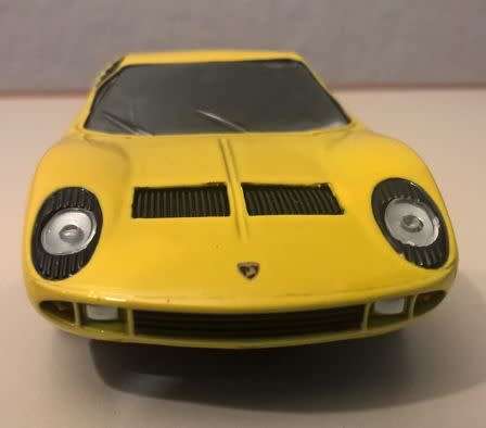 Lamborghini Miura 1966 yellow DelPrado NEW+showcased FREE Delivery #5196 instant wheels