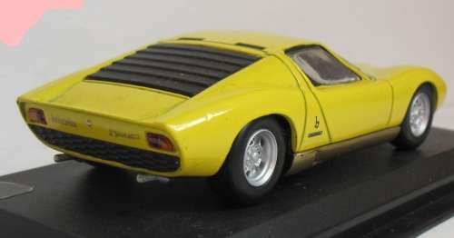 Lamborghini Miura 1966 yellow DelPrado NEW+showcased FREE Delivery #5196 instant wheels