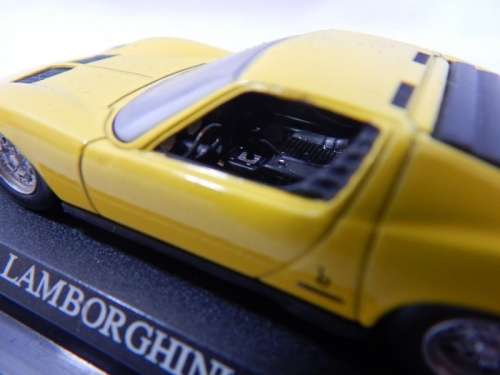 Lamborghini Miura 1966 yellow DelPrado NEW+showcased FREE Delivery #5196 instant wheels