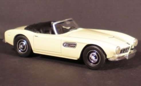BMW 507 cabriolet 1958 cream 1/43 DelPrado NEW+showcased  #5197 instant wheels
