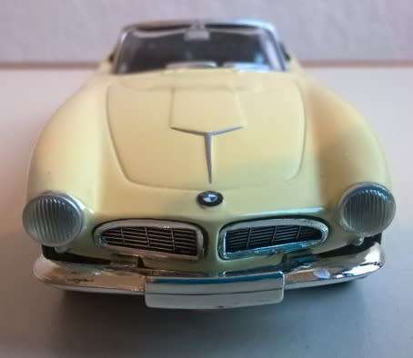 BMW 507 cabriolet 1958 cream 1/43 DelPrado NEW+showcased  #5197 instant wheels