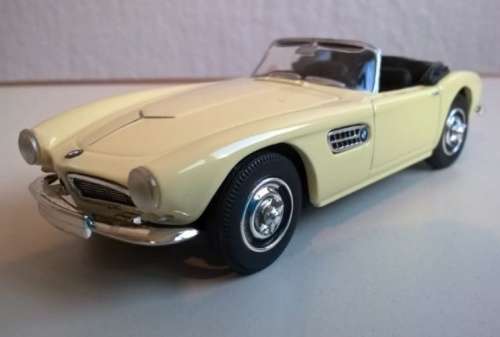 BMW 507 cabriolet 1958 cream 1/43 DelPrado NEW+showcased  #5197 instant wheels