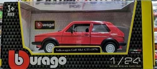 Volkswagen Golf Mk.I GTI 1979 red Bburago NEW+boxed FREE delivery #2193 instant wheels