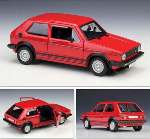 Volkswagen Golf Mk.I GTI 1979 red Bburago NEW+boxed FREE delivery #2193 instant wheels