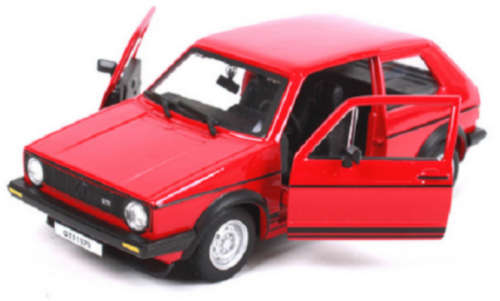 Volkswagen Golf Mk.I GTI 1979 red Bburago NEW+boxed FREE delivery #2193 instant wheels