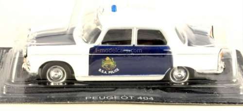 Peugeot 404 1965 BritishSouthAfricaPolice 1/43 IX0 NEWinBlister  #5186 instant wheels