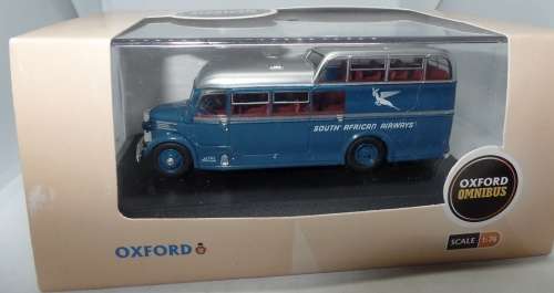 Commer Commando Coach SAA 1940 blue 1-76 Oxford NEW+boxed FREE Delivery #7623 instant wheels