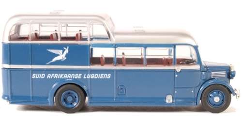 Commer Commando Coach SAA 1940 blue 1-76 Oxford NEW+boxed FREE Delivery #7623 instant wheels