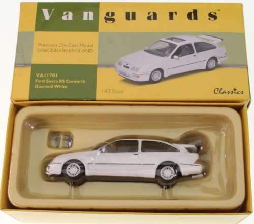 Ford Sierra RS Cosworth 1987 diamond-white 1/43 Vanguards NEW+boxed  #5227 instant wheels