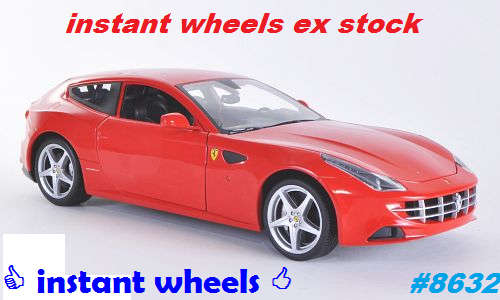 Ferrari FF, red, 1:18, HotWheels Heritage, Mattel, NEW+boxed, FREE delivery #8632 instant wheels