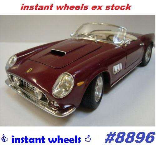 Ferrari 250GT California Spider swb 1960 venaccia NEW&boxed FREE delivery #8896 instant wheels