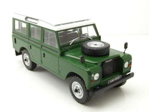 Land Rover Series III 109 1980 green 1/24 Whitebox NEW+boxed FREE Delivery #2217 instant wheels