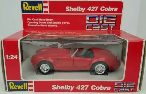 Shelby Cobra 427 plain red 1965  Revell 1:24 NEW+boxed FREE Delivery 2226 instant wheels