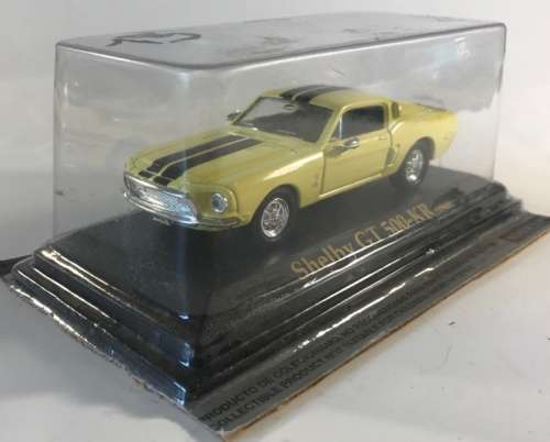 Shelby GT500 KR 1968 yellow Yatming 1:43 NEW+boxed  #5301 instant wheels