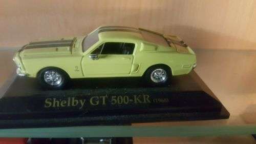 Shelby GT500 KR 1968 yellow Yatming 1:43 NEW+boxed  #5301 instant wheels