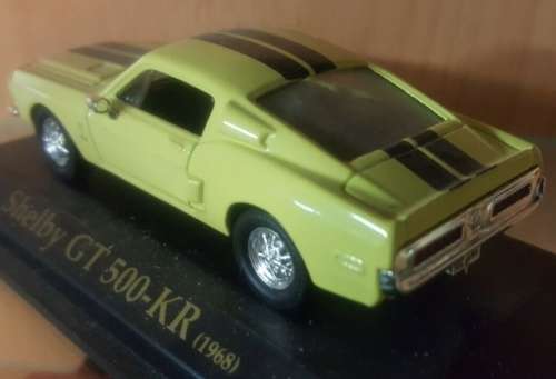 Shelby GT500 KR 1968 yellow Yatming 1:43 NEW+boxed  #5301 instant wheels