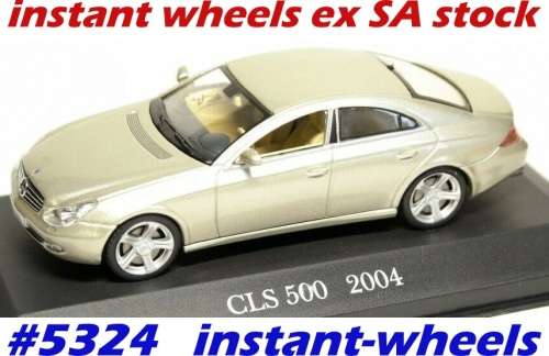 Mercedes-Benz CLS 500 2004 silver 1:43 IXO NEW+boxed  #5324 instant wheels