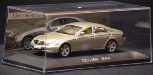 Mercedes-Benz CLS 500 2004 silver 1:43 IXO NEW+boxed  #5324 instant wheels