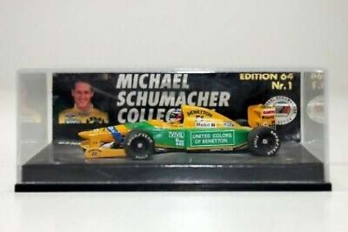 Benetton Ford B 192 F1 1992 M.Schumacher Minichamps 1:64 NEW+boxed  #6408 instant wheels
