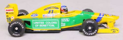 Benetton Ford B 192 F1 1992 M.Schumacher Minichamps 1:64 NEW+boxed  #6408 instant wheels