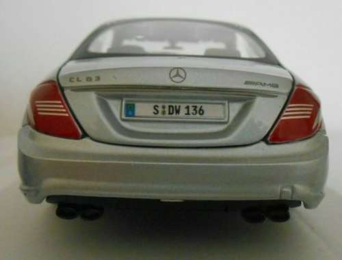 Mercedes-Benz CL63 AMG Coupe (C216) 2016 silver 1/24 NEW+boxed  #2228 instant wheels