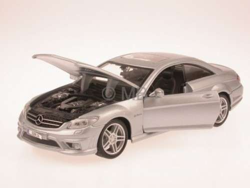 Mercedes-Benz CL63 AMG Coupe (C216) 2016 silver 1/24 NEW+boxed  #2228 instant wheels