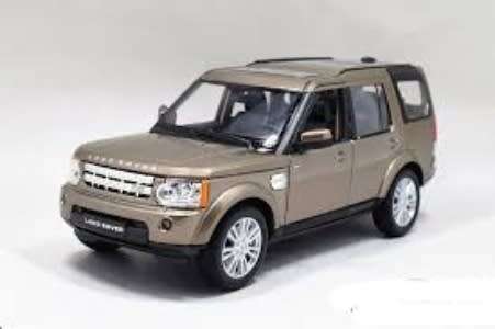 Land Rover Discovery 4 2010 lt.brown-met 1/24 Welly NEW+boxed FREE Delivery #2242 instant wheels