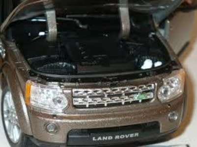 Land Rover Discovery 4 2010 lt.brown-met 1/24 Welly NEW+boxed FREE Delivery #2242 instant wheels