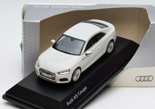 Audi A5 Coupe 2016 glacierwhite 1/43 Spark NEW+boxed (Dealer)  #5392 instant wheels