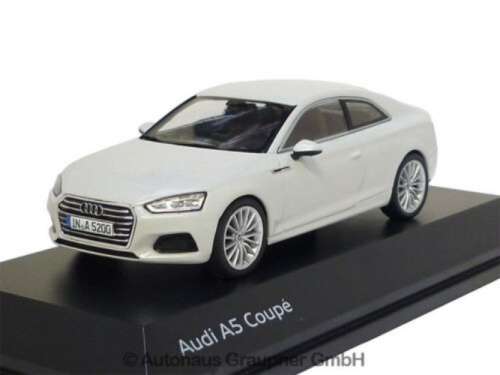 Audi A5 Coupe 2016 glacierwhite 1/43 Spark NEW+boxed (Dealer)  #5392 instant wheels