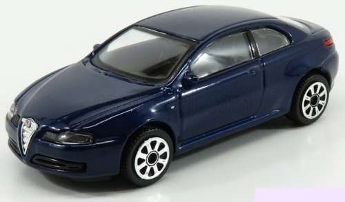 Alfa Romeo GT Coupe 2003 darkblue-met 1/43 Bburago NEW+showcased  #5344 instant wheels