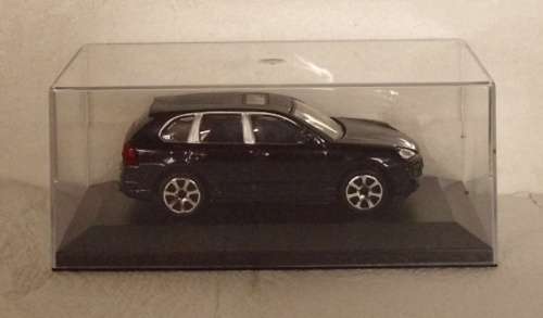 Porsche Cayenne 4,5 Turbo 2004 black 1/43 Bburago NEW+showcased  #5348 instant wheels