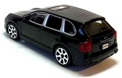 Porsche Cayenne 4,5 Turbo 2004 black 1/43 Bburago NEW+showcased  #5348 instant wheels