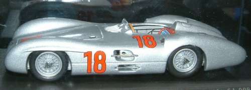 Mercedes W196 `Silver Arrow` F1 1954 J.M.Fangio 1/43 IXO NEW+showcased  #5368 instant wheels