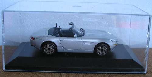 BMW Z8 Spider 2003 silver 1/43 Bburago NEW+showcased  #5412 instant wheels
