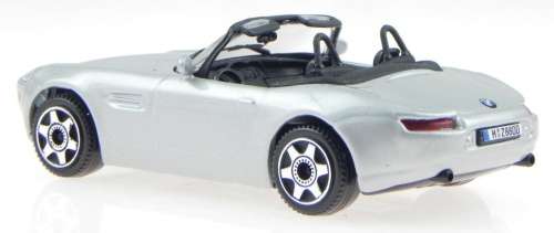 BMW Z8 Spider 2003 silver 1/43 Bburago NEW+showcased  #5412 instant wheels