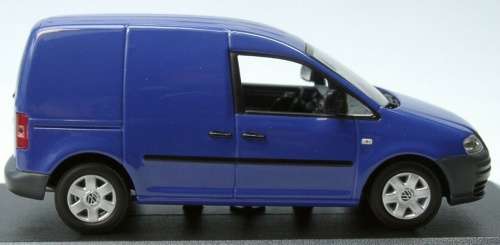 Volkswagen Caddy Panelvan 2005 blue 1/43 Minichamps NEW+boxed  #5424 instant wheels